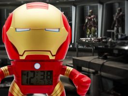 Check out the Iron Man Bulb Botz Clock!