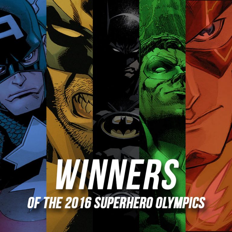 The 8 Winners of the 2016 Superhero Olympics!