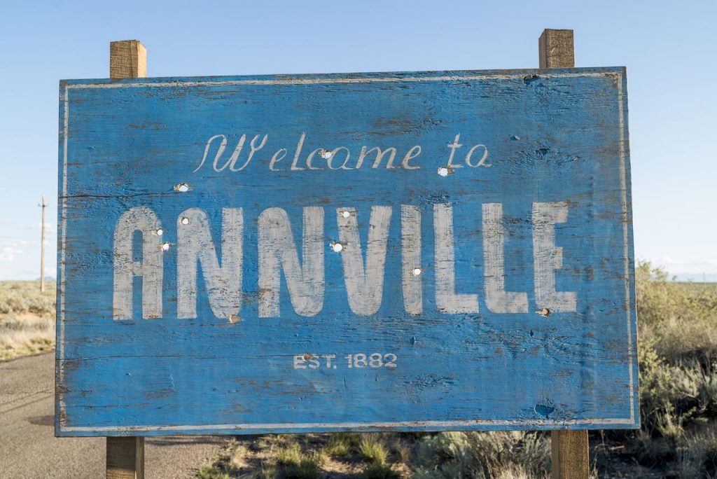 "Welcome to Annvile, the city run on a methane reactor!" 