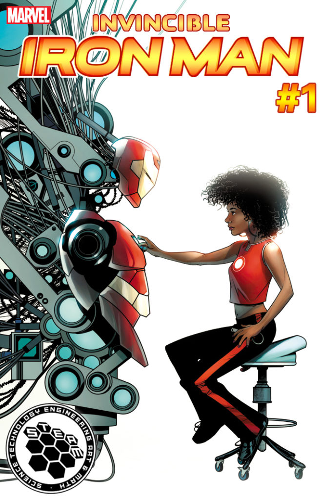 Riri Williams Reveals Her Superhero Name in Invincible Iron Man #1