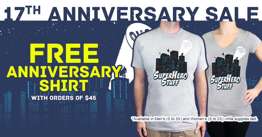 IIt's the Superherostuff 17th Anniversary Sale!