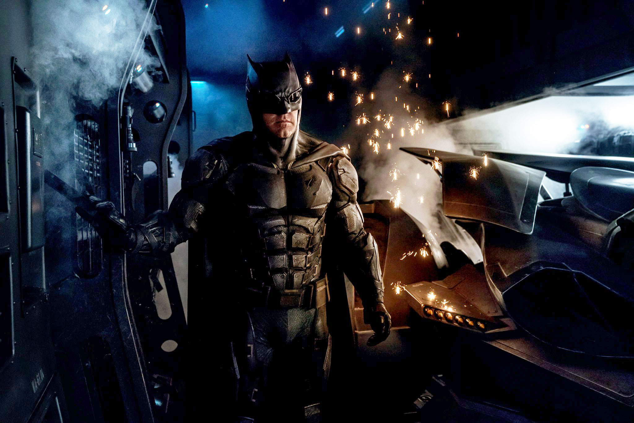 Check out Batman's New Tactical Suit from the Set of 'Justice League!'