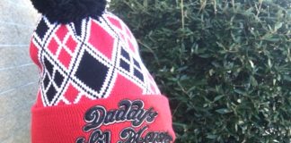 It's the Harley Quinn Suicide Squad Pom Pom Beanie!