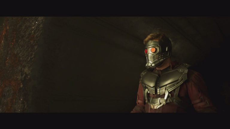 Star Lord looking dramatic