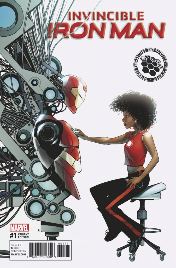 Riri Williams Soars in Your First Look at INVINCIBLE IRON MAN #1!