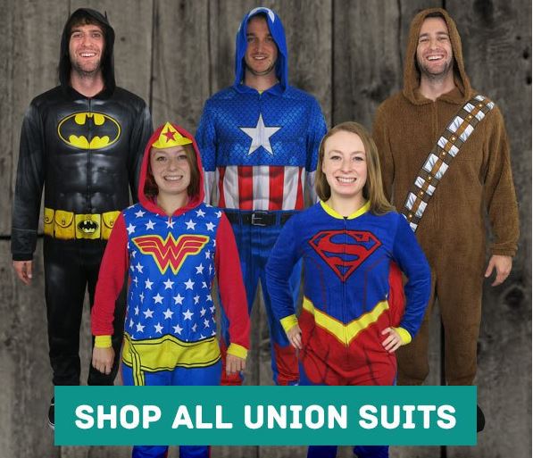 Check out Our Selection of Superhero Union Suits!