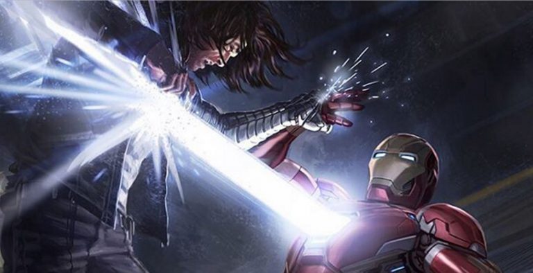 Civil War Concept Art Shows Iron Man Blasting the S*** out of Winter Soldier!