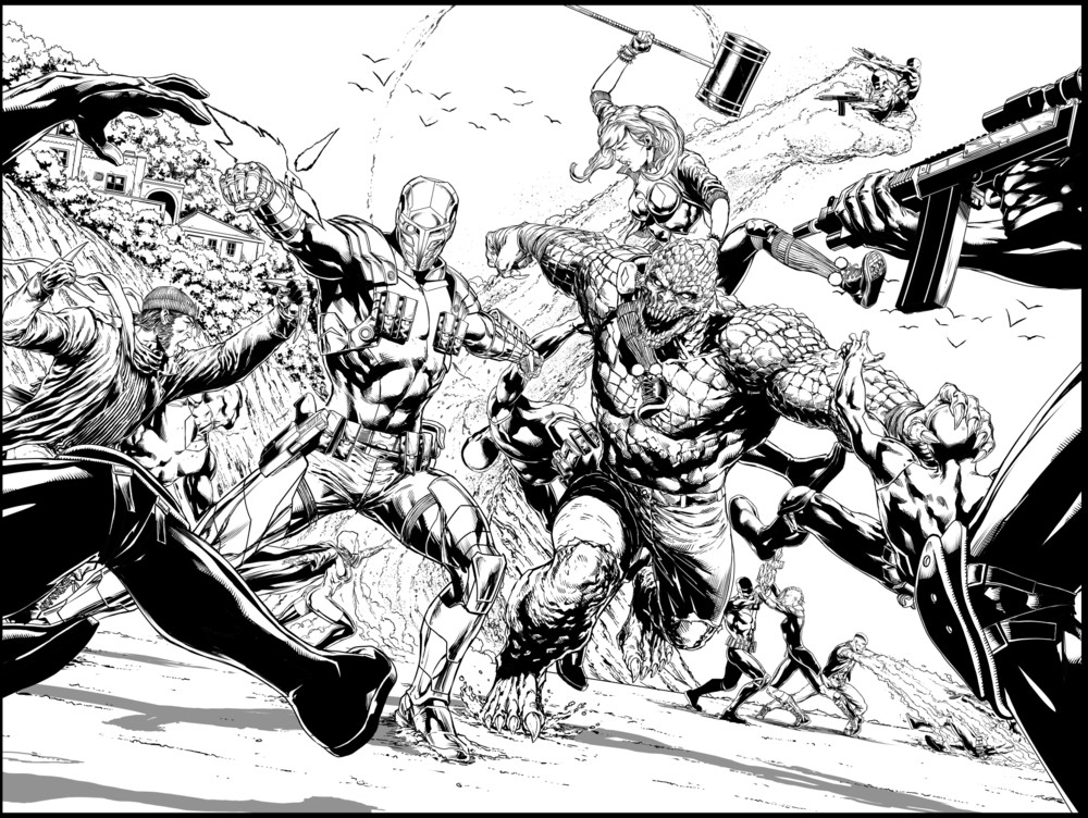 Justice League vs. Suicide Squad Update: Artist Line-Up Announced, Plus Preview Pages!