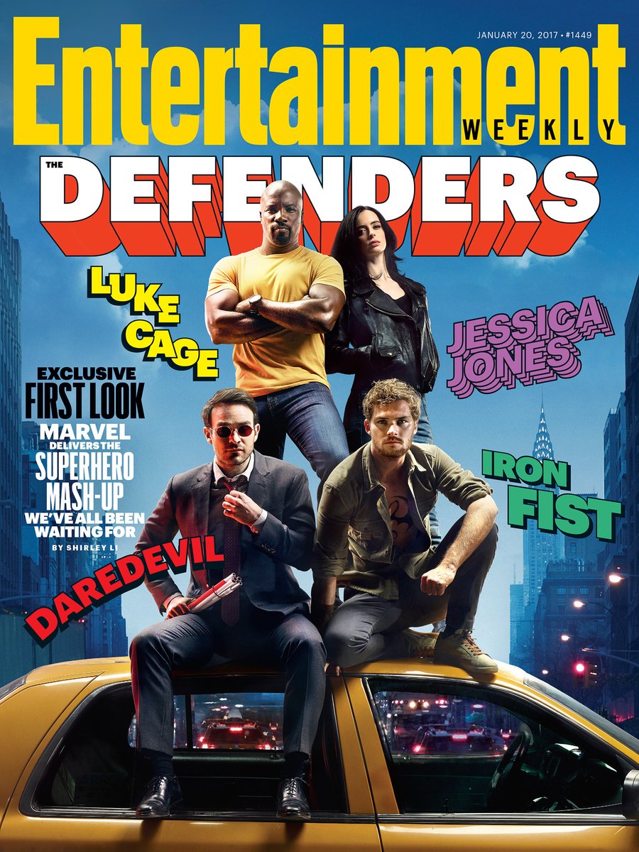 First Look at THE DEFENDERS Assembled on EW's Latest Cover!