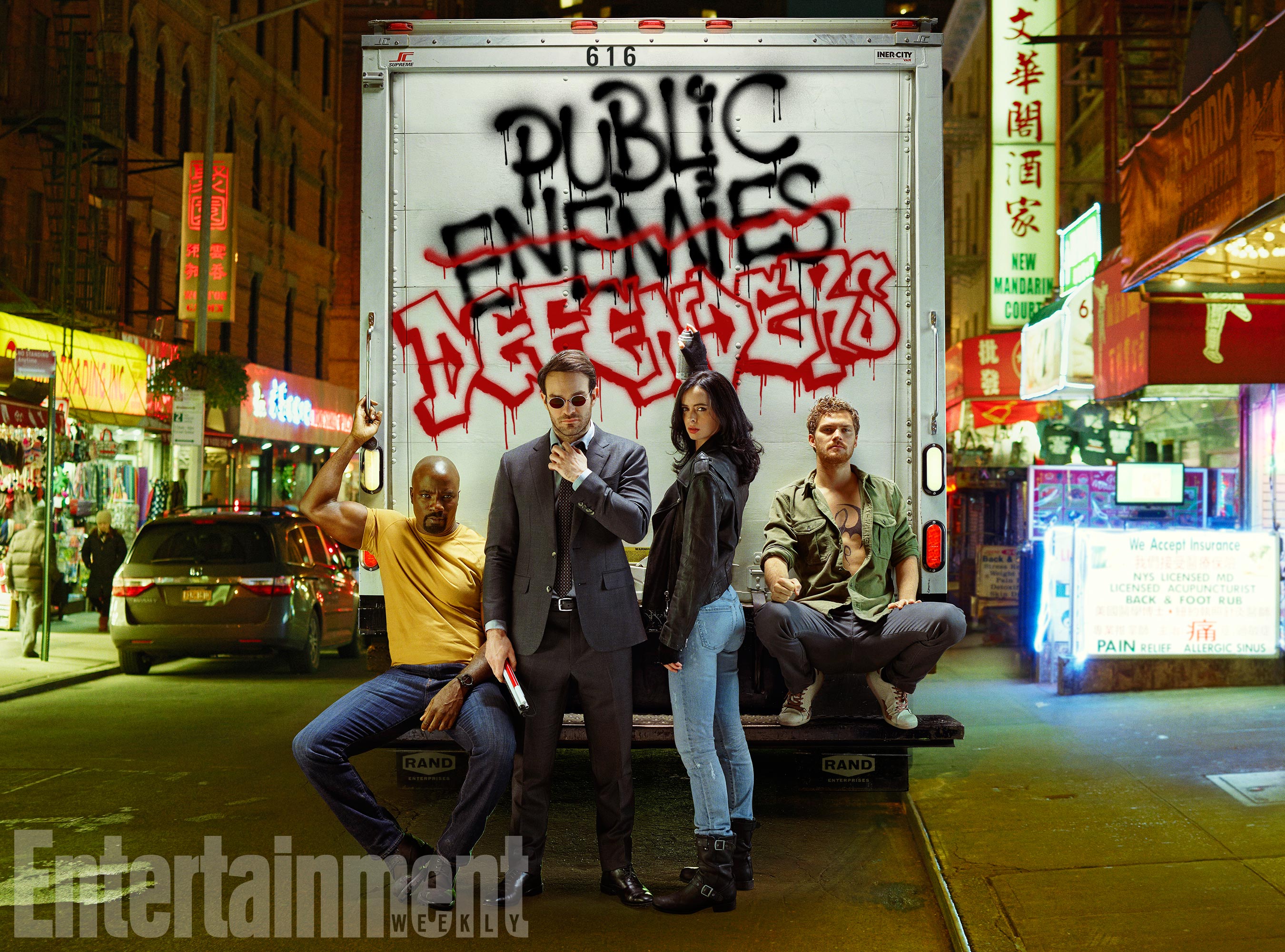 Check out the First Official Images from Marvels THE DEFENDERS!