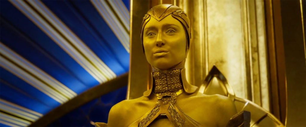 Elizabeth Debecki's Ayesha from GOTG Vol. 2 Trailer! 