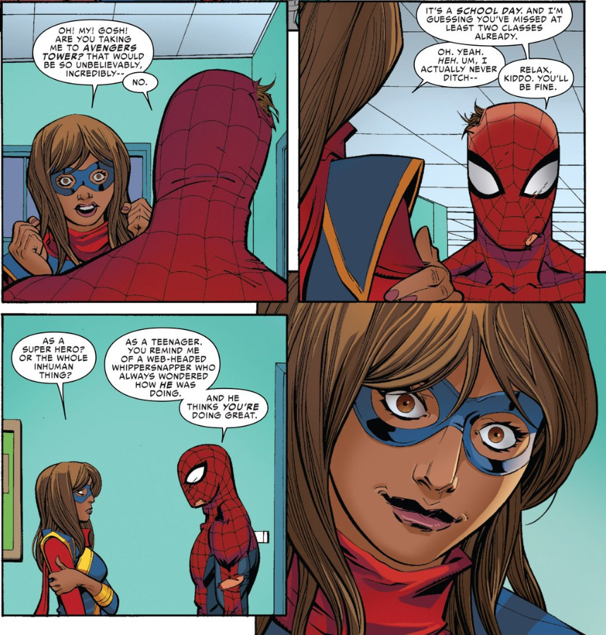 Spider-Man and Kamala Khan | The Source by SuperHeroStuff