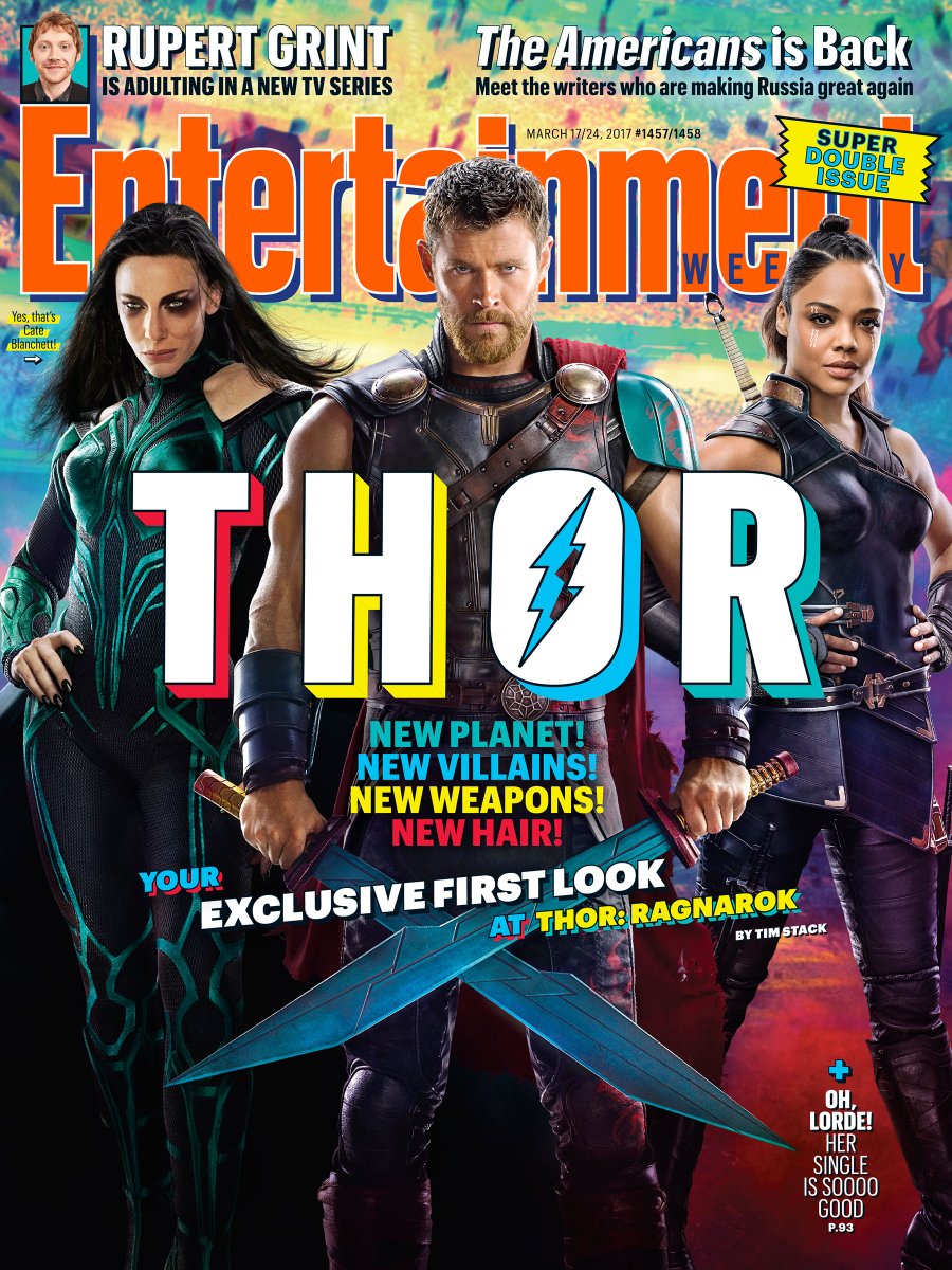 First Look at Thor, Hela and Valkyrie from THOR: RAGNAROK!