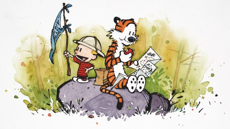 Calvin and Hobbes: because why the heck not? 