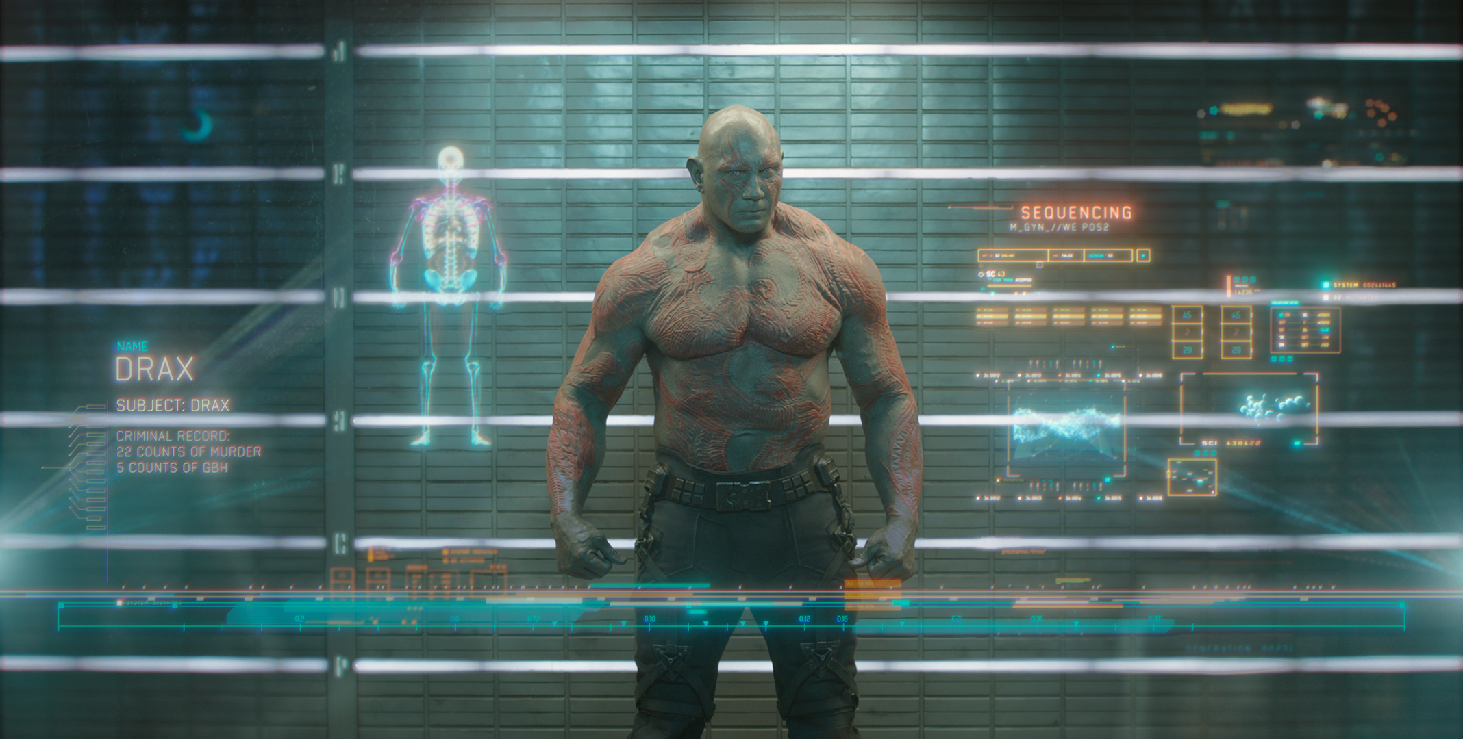 WANTED: Drax the Destroyer! He's Mean, Green, and Especially Hateful Towards Metaphors!