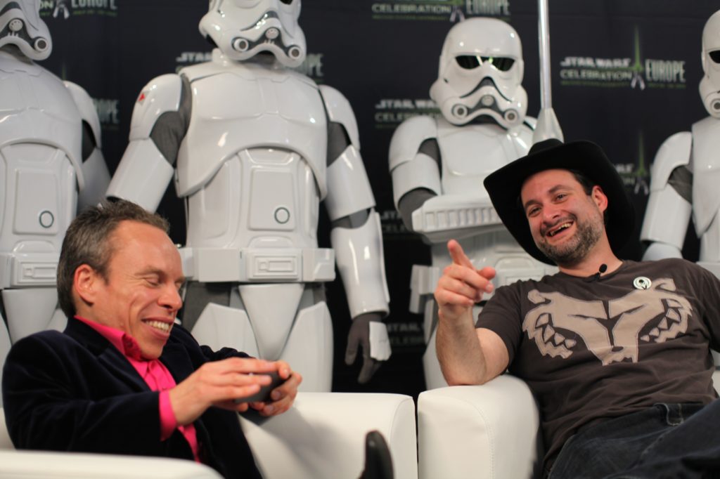 warwick davis and dave filoni