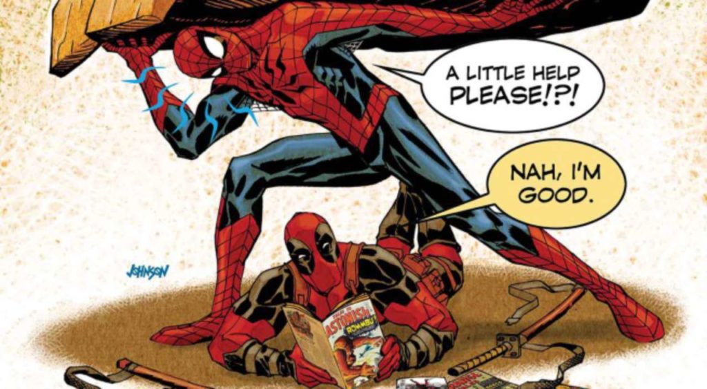 deadpool and spiderman